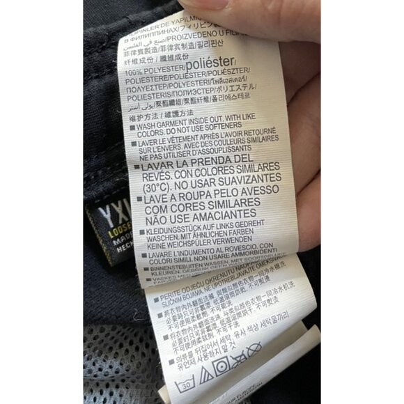 Under Armour Track Pants Youth YXL Loose Fit Black & Gray Polyester Activewear - Picture 6 of 10